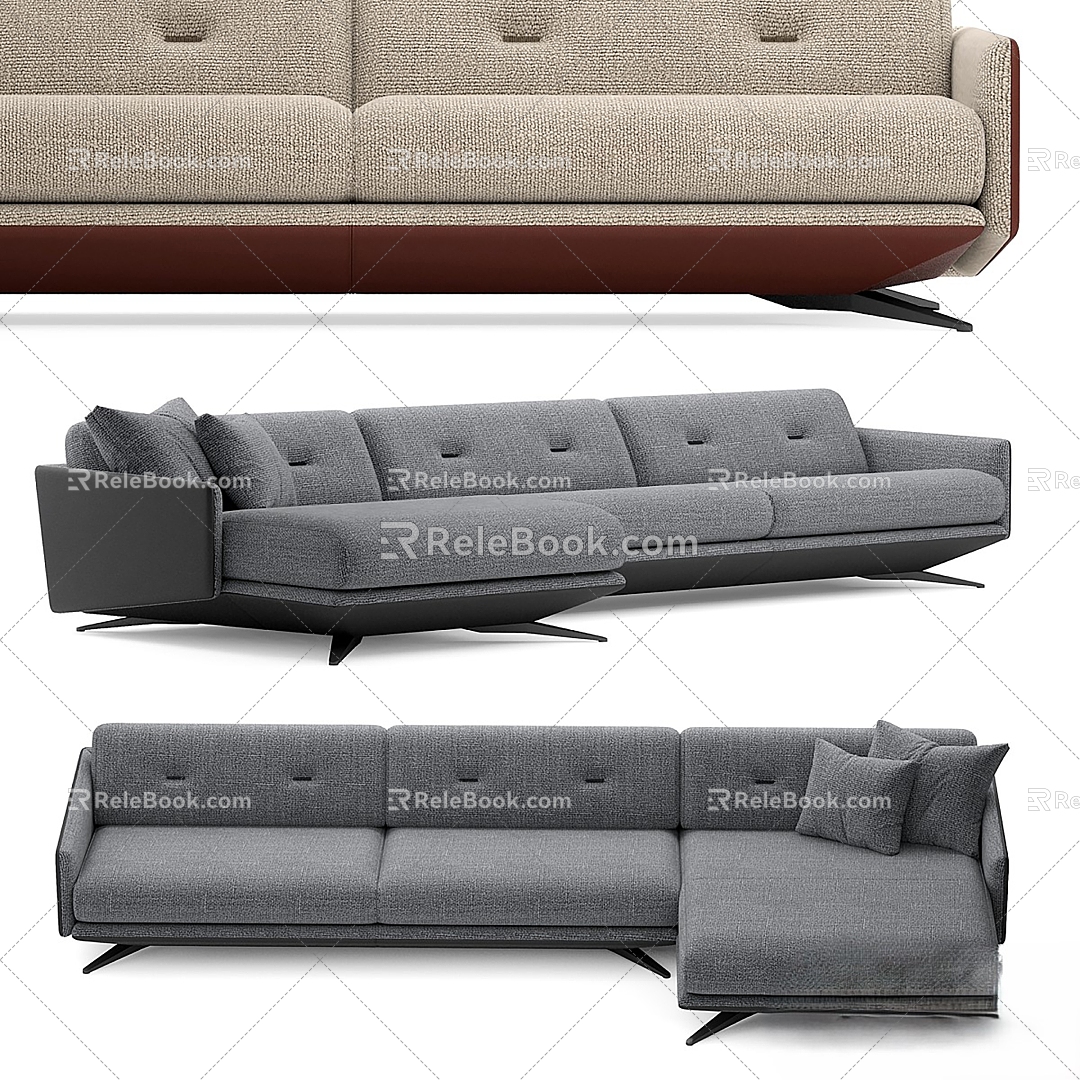 luzaro sofa 3d model