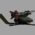 Air Defense Missile Tracking Missile Military Weapon Rocket Rocket Military Games 3d model