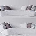 Modern Multiplayer Sofa 3d model