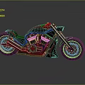Sleek Black And Red Modern Motorcycle With Red Rims And Streamlined Body