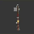 Different Types Of Pixel Art Weapons And Game Tools With Block Designs