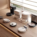 Sweeping robot intelligent sweeping robot intelligent sweeping machine sweeping machine modern household appliances 3d model