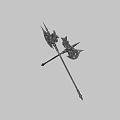 Medieval Dark Fantasy Weapons 3d model