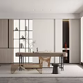 Modern study 3d model