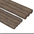 Natural Stone And Wood Materials With Rough Texture For Rustic Home Decoration