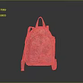 Stylish Colorful Wheeled Backpack With Floral Pattern And Green Rolling Wheels
