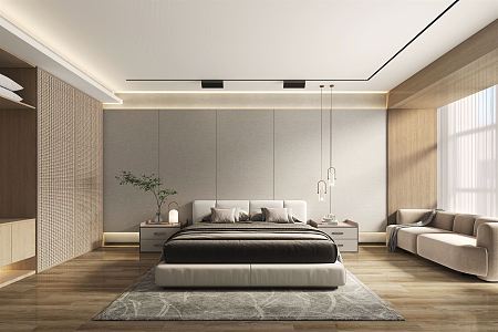 Hotel Rooms Modern Rooms 3d model