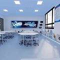 Science Popularization Classroom Science Popularization Classroom for Primary and Middle School Students Science and Technology Classroom Laboratory 3d model