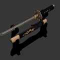 Tang Dao Samurai Swords 3d model