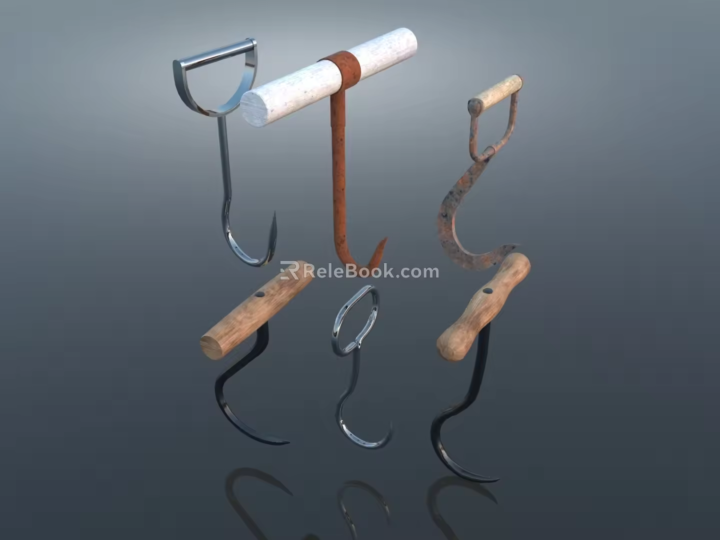 Spring Buckle Hook 3d model