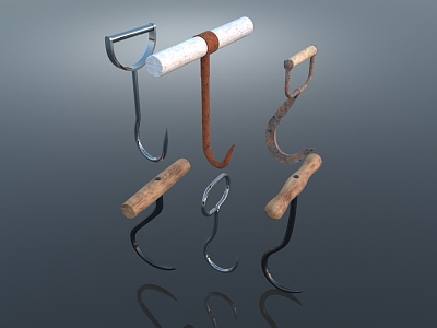 Spring Buckle Hook 3d model