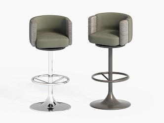 Modern Bar Chair High Stool Bar Stool 3d model