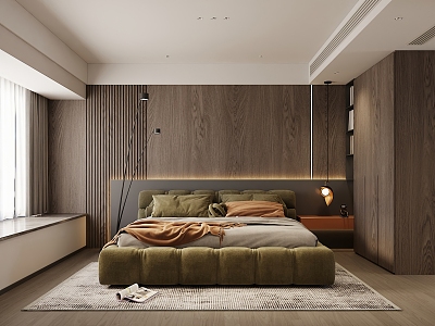 Modern Bedroom Room 3d model