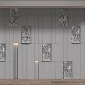 background wall 3d model