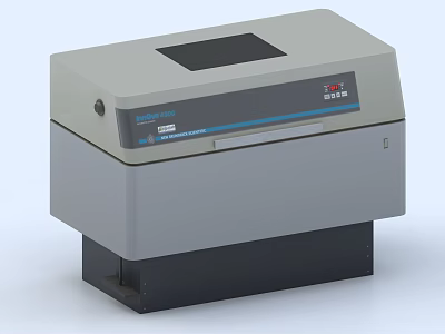 Advanced Desktop Medical Device Design With Top Display Panel And Control Interface 3d model