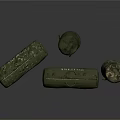 Camouflage Green Military Equipment Storage Bags With Cylindrical And Rectangular Shapes