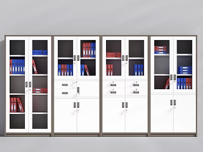 Modern file cabinet 3d model