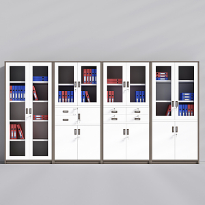 Modern file cabinet 3d model