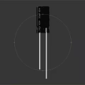 Black Cylindrical Household Item With Metal Pins For Daily Use Applications