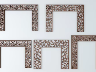 New Chinese style ancient pattern 3d model