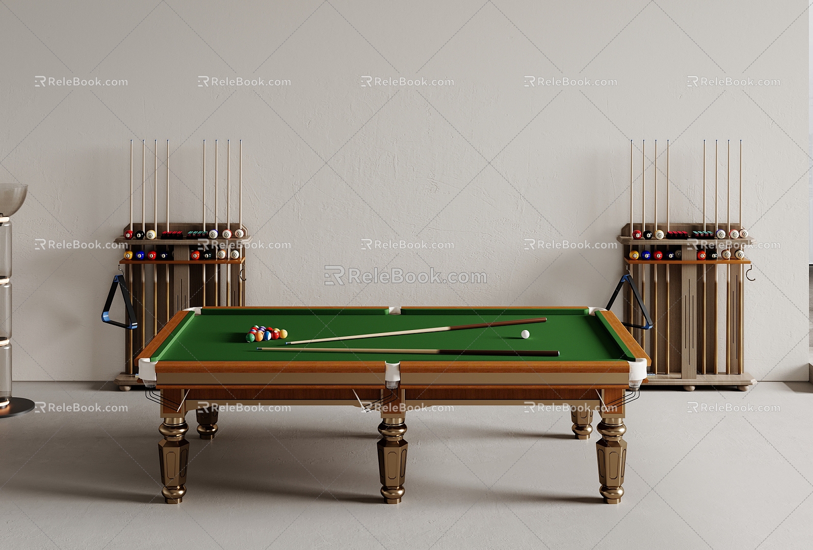 Billiard table 3d model