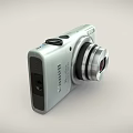 Canon PowerShot Silver Compact Digital Camera with Sleek Body and Retractable Lens