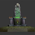 Altar Game Environment Game Scene Fairy Tale Scene Fairy Tale Magic Scene Magic Item 3d model