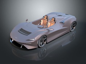 Modern sports car high-end sports car game sports car super run 3d model