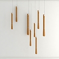 Chandelier Chinese Chandelier Bamboo Chandelier 3d model