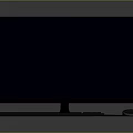 Modern Desktop Computer Accessories With Monitor Keyboard And Mouse