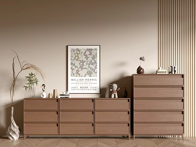 Modern Wood Grain Cabinet Simple Style Cabinet Whole Cabinet Sideboard Balcony Cabinet Storage Cabinet Entrance Cabinet 3d model