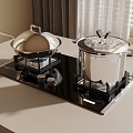 Gas Stove Modern Stove Gas Stove Stove 3d model