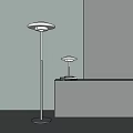 Modern Lamps Combination Middle Ancient Simple Bauhaus Floor Lamp Table Lamp 3d model