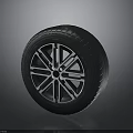 Stylish Car Tire And Alloy Wheel Rim For Automotive Parts With Durable Rubber