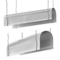 Elegant Modern Chandelier With Gold Metal Frame And White Fabric Shade Design