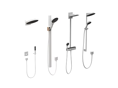 Modern rain shower 3d model