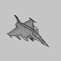 Gray Military Fighter Jet Flying With Underwing Missiles And Clear Cockpit