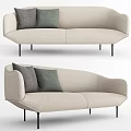 Modern Wendelbo double sofa 3d model