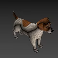 3D Rendered Jack Russell Terrier Dog With White And Brown Coat Standing Pose