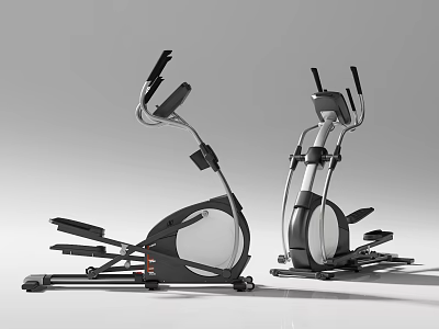 Elliptical Exercise Machines For Home Gym Fitness Training Equipment 3d model