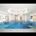 Modern Shower Sauna Interior Design With Glass Enclosure And Wooden Benches
