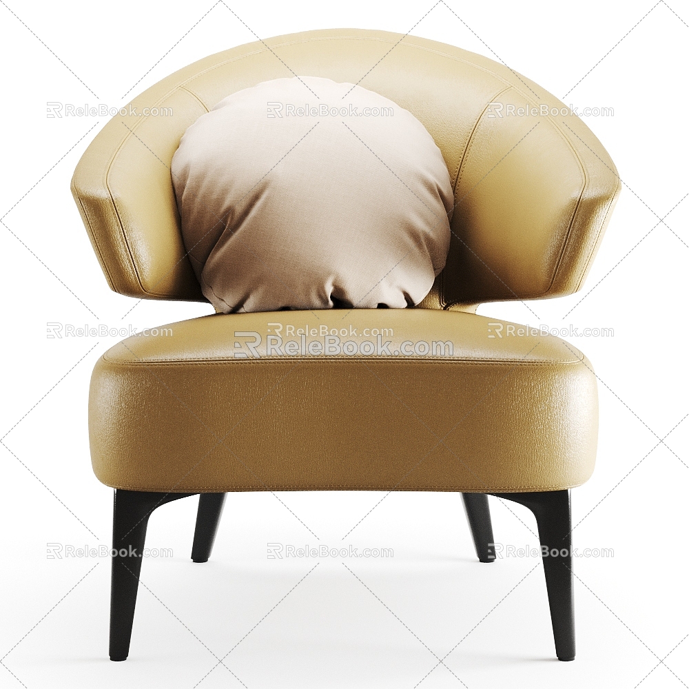 Sofa Single Sofa Seat Casual Sofa 3d model