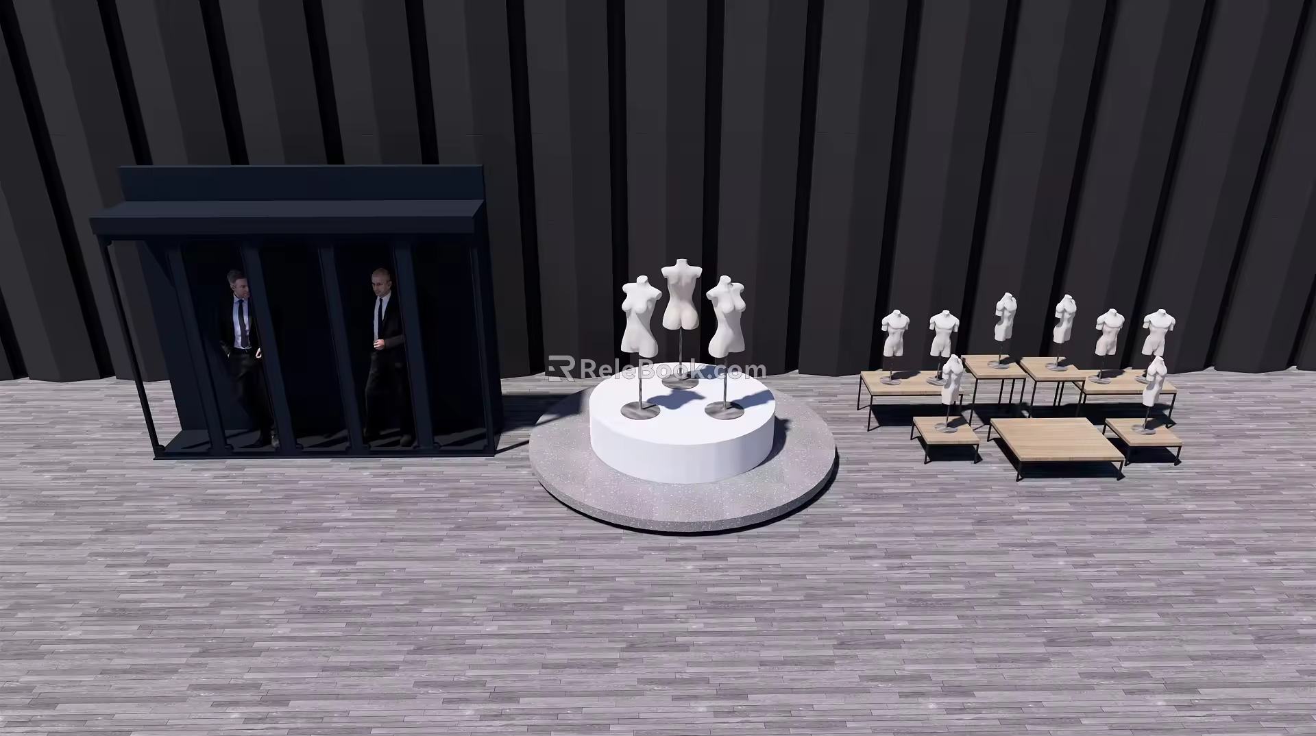 Modern Half-Fit Model 3d model