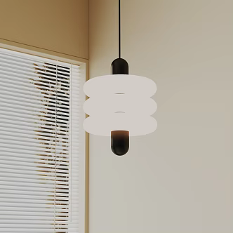 Modern chandelier 3d model