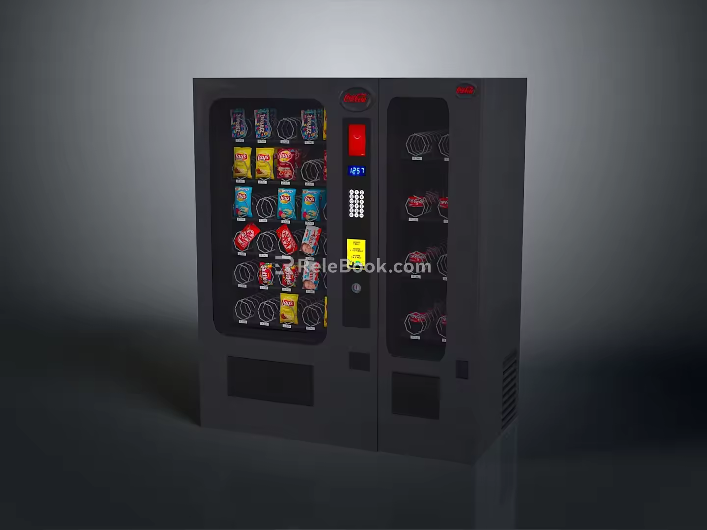 coin-operated vending machine vending machine vending machine vending machine kiosk 3d model