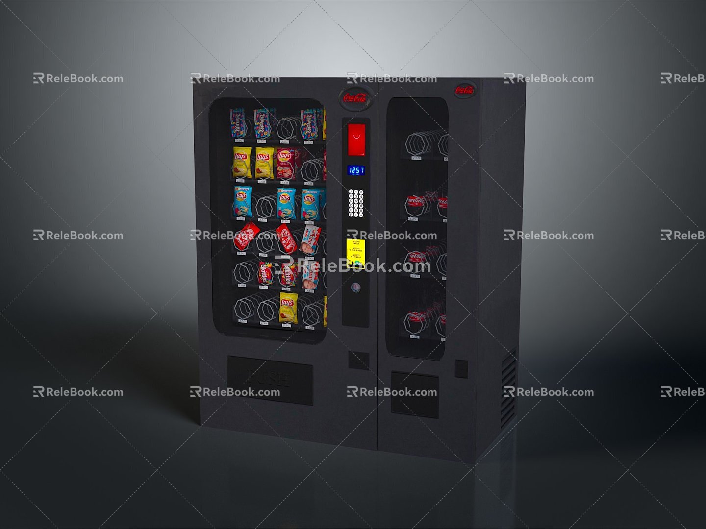 coin-operated vending machine vending machine vending machine vending machine kiosk 3d model