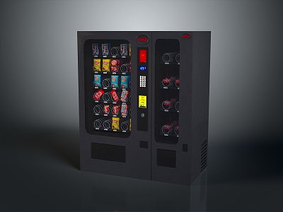 coin-operated vending machine vending machine vending machine vending machine kiosk 3d model