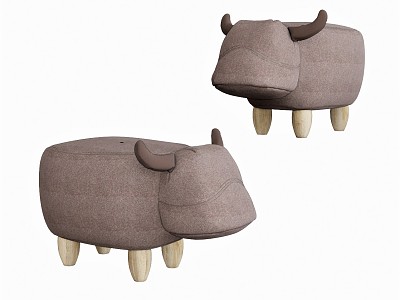 Modern Sofa Stool Children's Stool Mavericks Sofa Stool Low Stool model