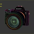 modern camera dslr camera card machine digital camera 3d model
