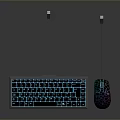 Keyboard Wireless Keyboard Computer Configuration Bluetooth Keyboard Gaming Keyboard Mechanical Keyboard Women's Keyboard 3d model